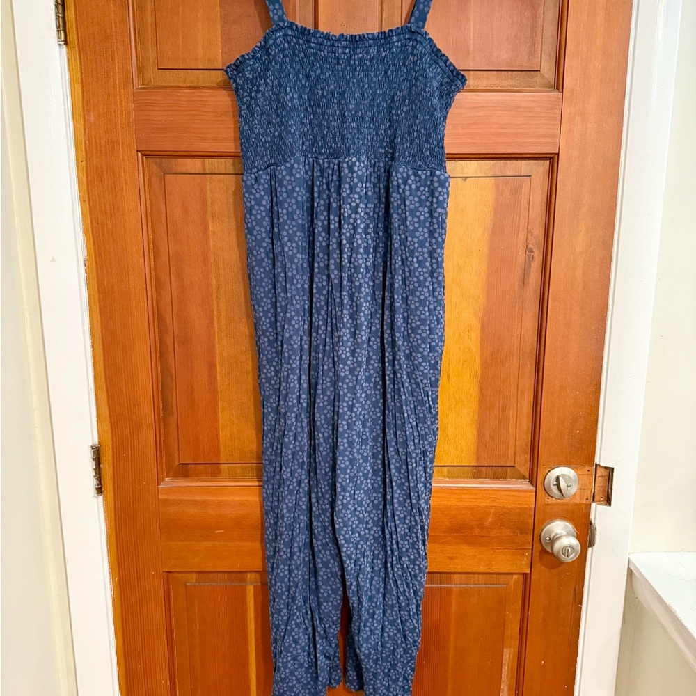 Isabel Maternity by Ingrid & Isabel Blue Jumpsuit